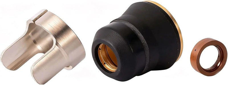 Hasweld fits Harbor Freight Titanium Plasma65 TI-PC65 iPT-65 TI-PC45 iPT-45 56255 56811 59182 58895 59164 Plasma cutter consumables kits Standoffs+Ring+Cap 3pk - Image 1